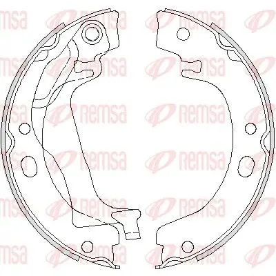 Remsa 475300 4753.00 колодки барабанные