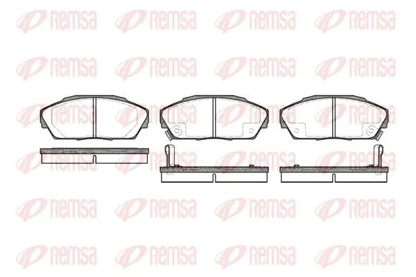 REMSA 032302 Brake pad set, disc brake