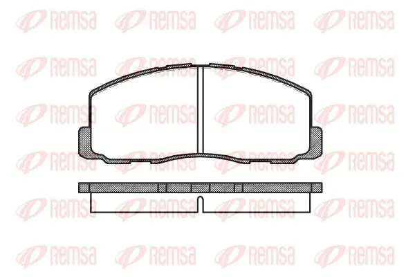 REMSA 018800 Колодки торм MITSUBISHI Colt