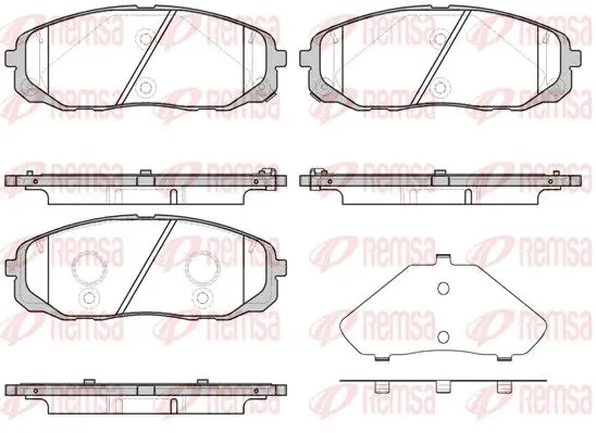 1647.12 Brake Pad Set, disc brake