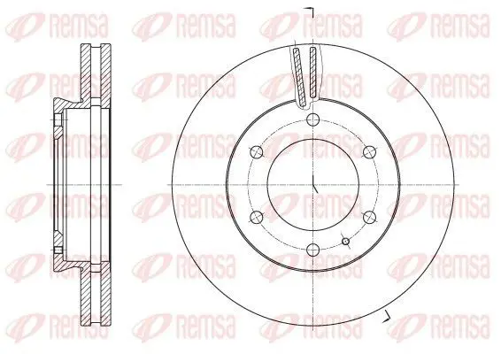 REMSA 6252610 Brake Disc