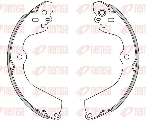 REMSA 447000 Brake Shoe