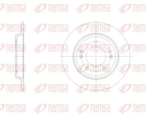 REMSA 6210200 Тормозной диск