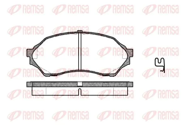 REMSA 069900 Колодки торм.пер.