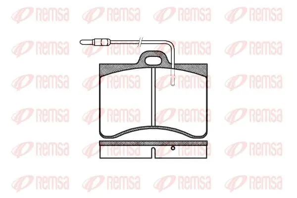 008604 Колодки тормозные Citroen CX all 74 92/PEUGEOT 605 FR = GDB165