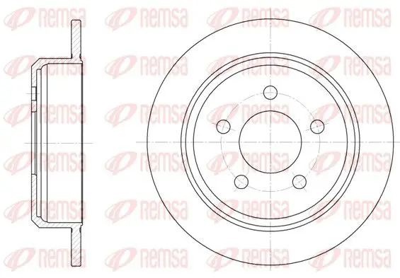 REMSA 691300 Тормозной диск