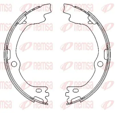 4491.00 Brake Shoe, parking brake
