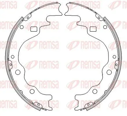 REMSA 449700 Brake Shoe