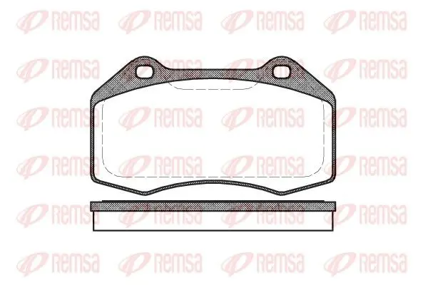 REMSA 111300 Колодки пер. CLIO3 2 литра