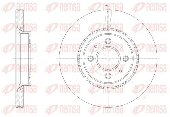 REMSA 6146310 Тормозной диск