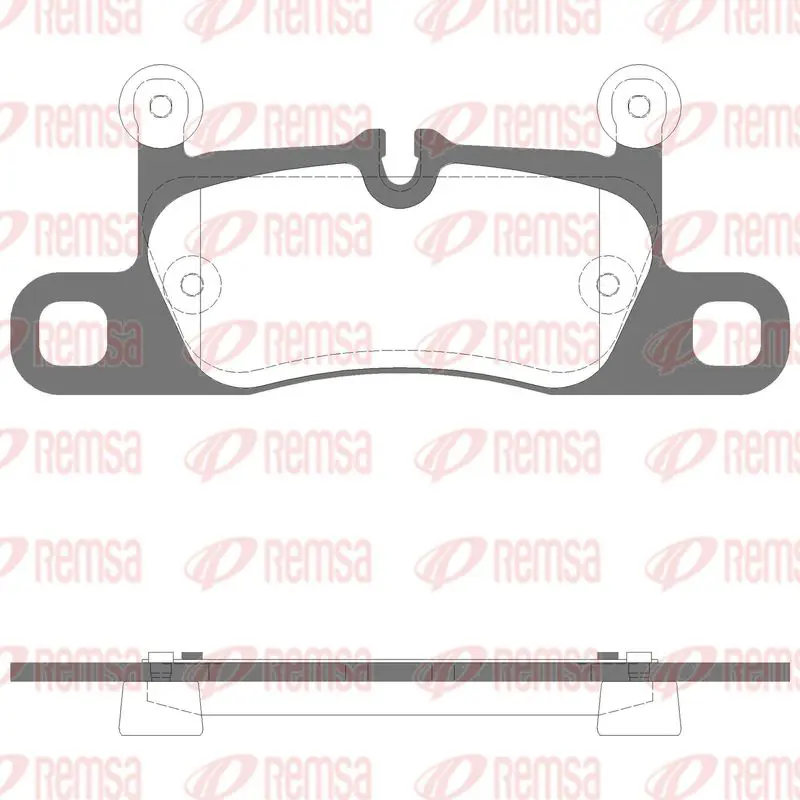 REMSA 137915 Brake Pad Set, disc brake