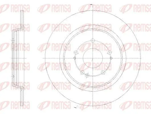 REMSA 6251900 Тормозной диск