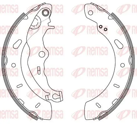 REMSA 425600 Комлект тормозных накладок