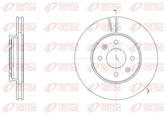 REMSA 6178410 Brake Disc