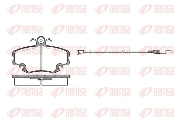 Remsa 0141.32 Колодки тормозные дисковые