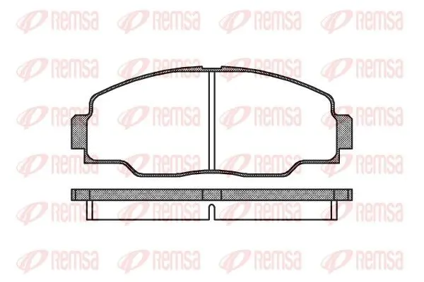 REMSA 030800 Комплект тормозных колодок