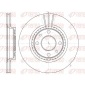 614410 6144.10 диск тормозной