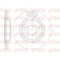 699610 6996.10 диск тормозной