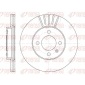 617510 6175.10 диск тормозной
