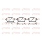 074002 колодки дисковые п. Toyota
