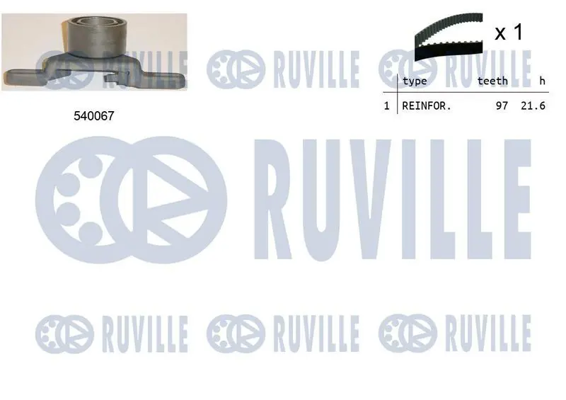 550086 Ruville Ремкомплект привода ГРМ