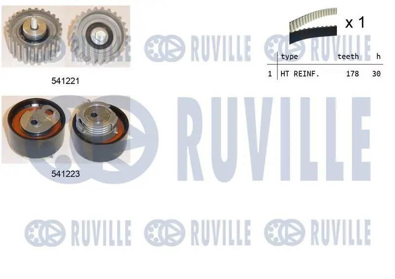 550122 Ruville Комплект ГРМ FIAT DUCATO/IVECO