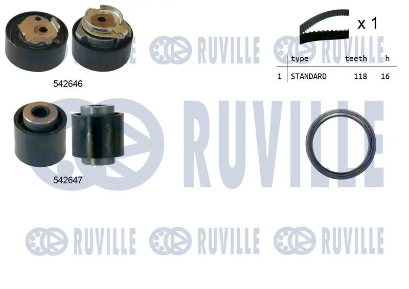  Ruville Ремкомплект привода ГРМ