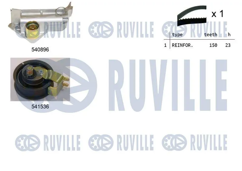  RUVILLE Комплект ремня ГРМ