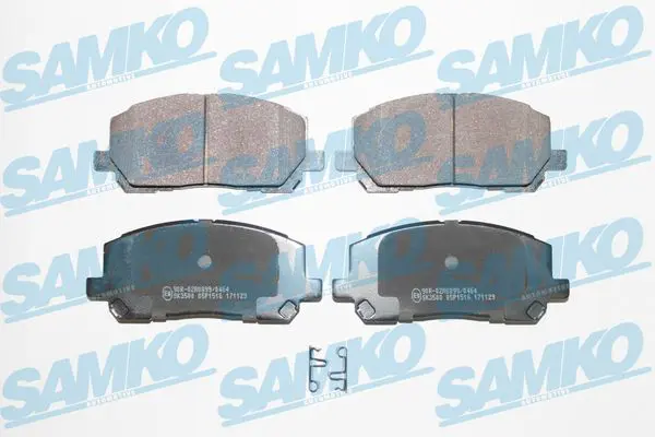 SAMKO 5SP1516 Комплект тормозных колодок,