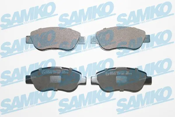 SAMKO 5SP1491 Колодки тормозные дисковые