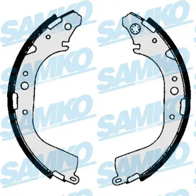 SAMKO 86710 Комплект тормозных колодок