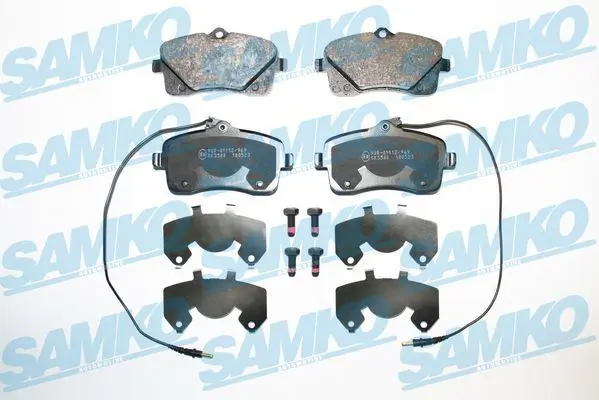 SAMKO 5SP1601 Комплект тормозных колодок,
