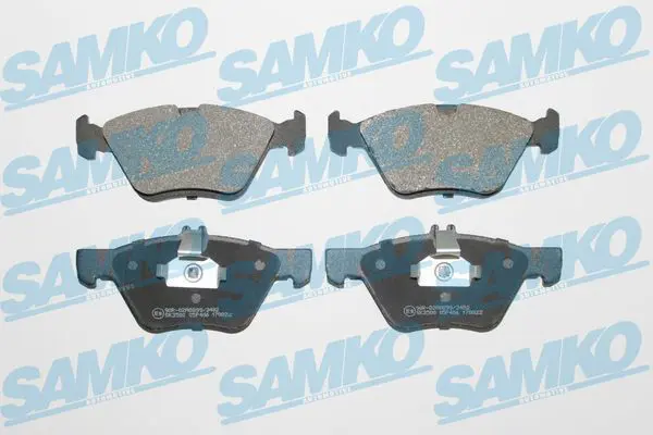 5SP406 Комплект тормозных колодок,