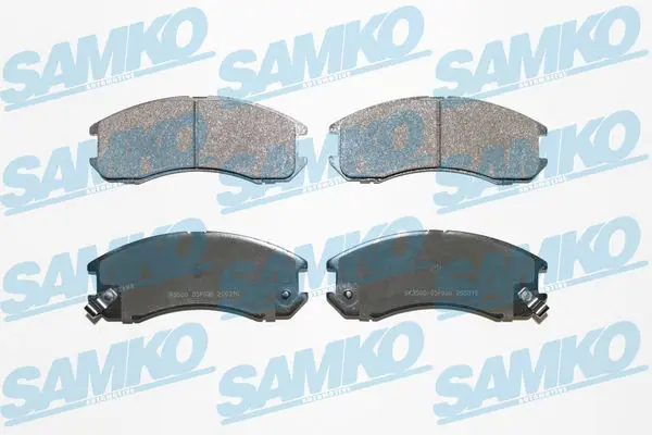 SAMKO 5SP036 Комплект тормозных колодок,