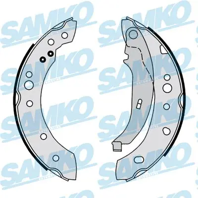 SAMKO 81161 Комплект тормозных колодок