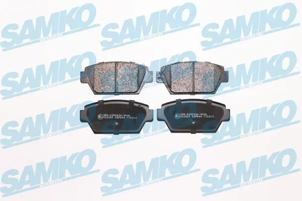 SAMKO 5SP044 Комплект тормозных колодок,