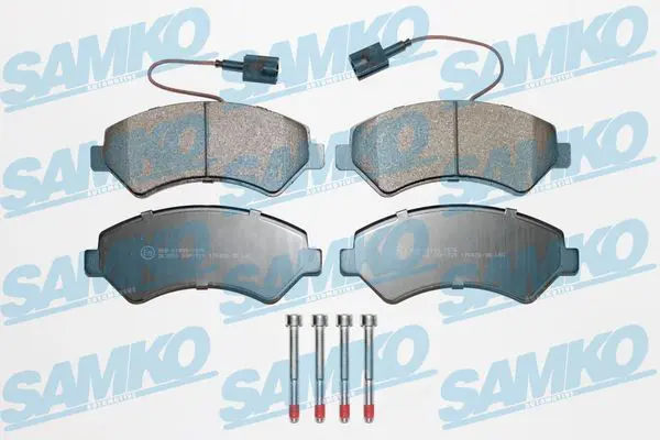 SAMKO 5SP1721 Колодки тормозные дисковые