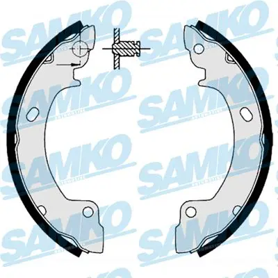 SAMKO 86410 Комплект тормозных колодок
