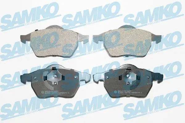 5SP772 Комплект тормозных колодок,