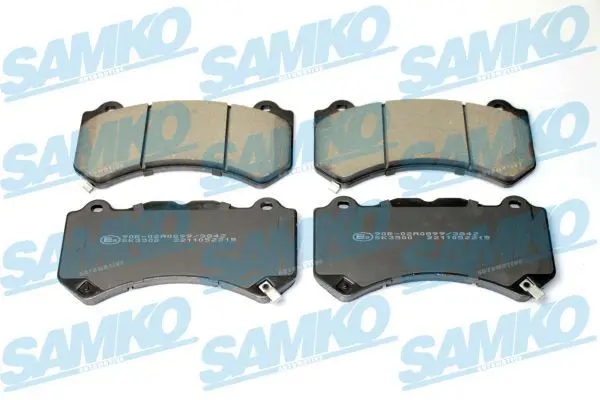 SAMKO 5SP2215 Комплект тормозных колодок,