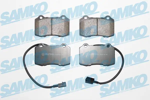 SAMKO 5SP1665 Комплект тормозных колодок,