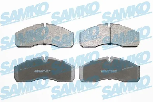 SAMKO 5SP1109 Комплект тормозных колодок,