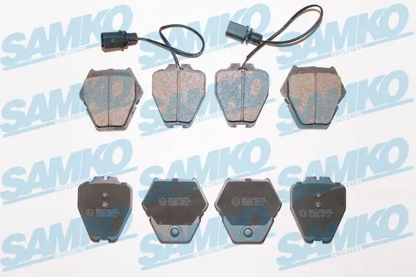 SAMKO 5SP1121 Комплект тормозных колодок,