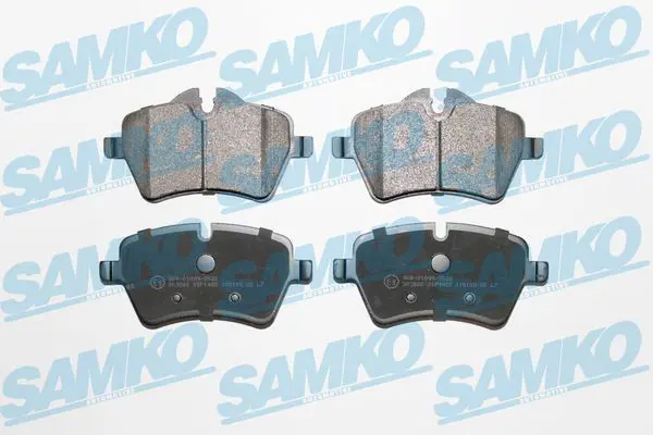 SAMKO 5SP1485 Комплект тормозных колодок,