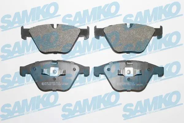 SAMKO 5SP1509 Комплект тормозных колодок,