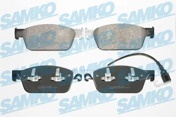 SAMKO 5SP1551 Комплект тормозных колодок,