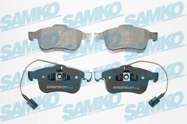 SAMKO 5SP1674 Комплект тормозных колодок,
