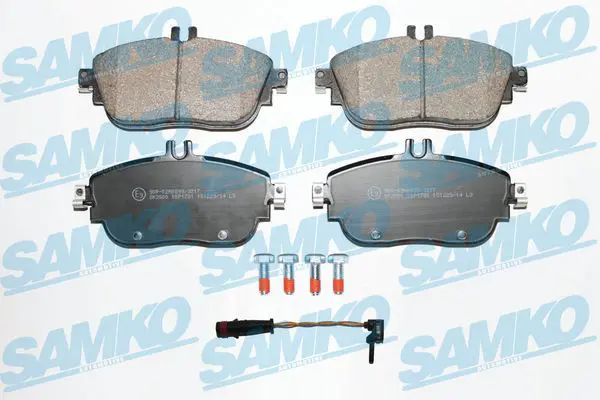 SAMKO 5SP1781A Brake Pad Set, disc brake