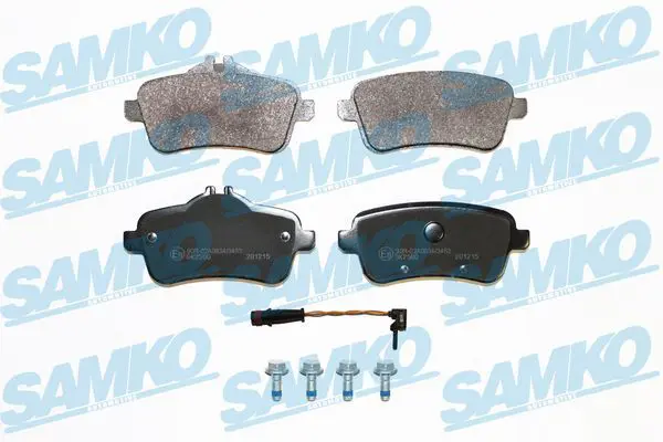 SAMKO 5SP1817A Комплект тормозных колодок,