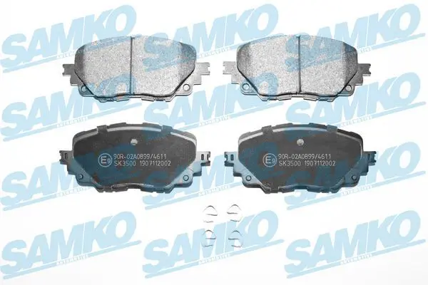 5SP2002 Комплект тормозных колодок,